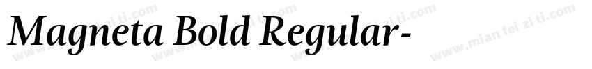 Magneta Bold Regular字体转换